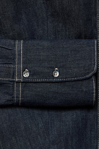 Chemise denim coutures - Bleu