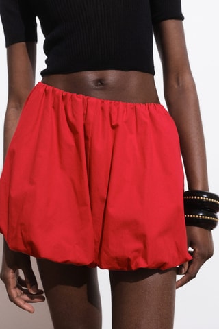 Mini short globe - Rouge