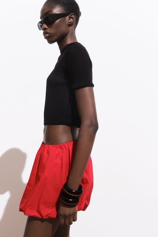 Mini short globe - Rouge