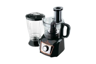 Preparador alimentar 8 canecas em aço inoxidável Black Rose Collection
