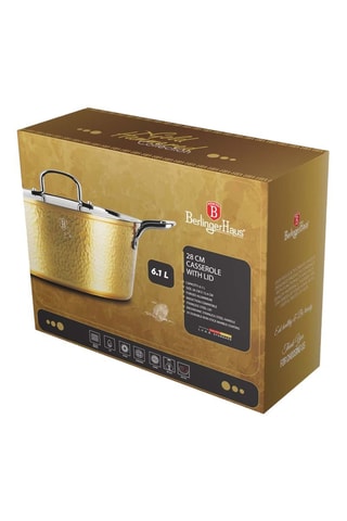 Tacho revestimento mármore Hammered Gold - 28 cm - 6,1 l