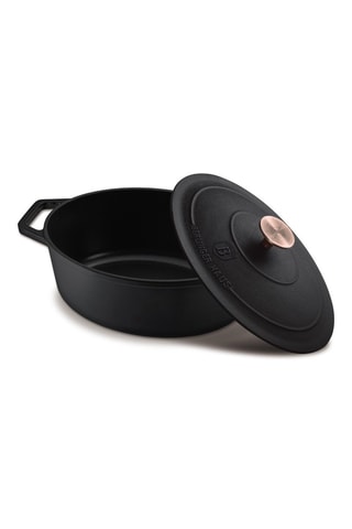 Panela oval 2 em 1 em ferro fundido esmaltado Strong Mold Seria - 30 cm - 4,65 l