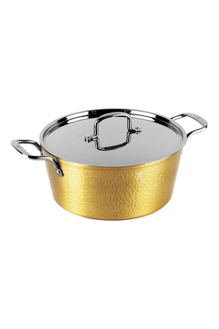 Tacho revestimento mármore Hammered Gold - 24 cm - 4,1 l