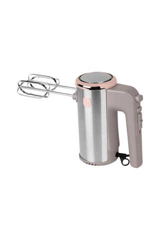 Batidora eléctrica de mano de acero inoxidable Taupe - 300 W - 5 velocidades