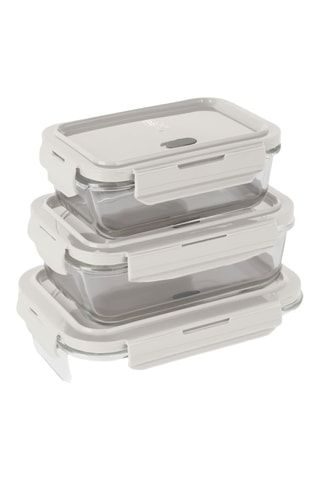3 caixas em vidro borossilicato Sahara - 570/840/1180 ml