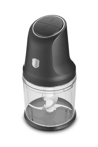 Robot de cocina de acero inoxidable Anthracite - 300 W - 2 velocidades