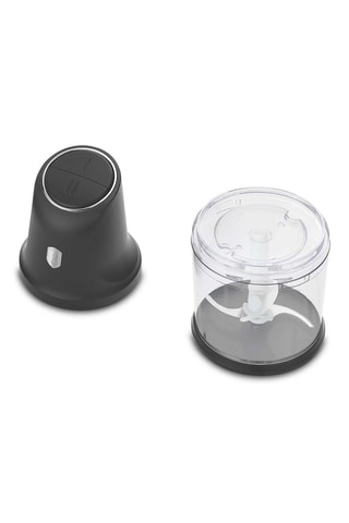 Robot de cocina de acero inoxidable Anthracite - 300 W - 2 velocidades