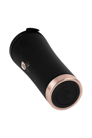 Caneca de viagem em aço inoxidável Matt Black - 50 cl