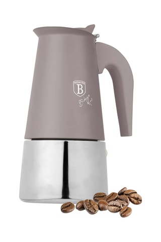 Cafeteira em aço inoxidável Matt Taupe - 30 cl