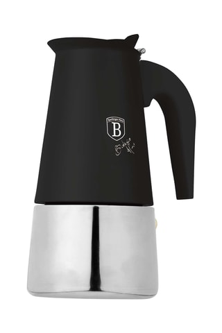 Cafeteira em aço inoxidável Matt Black - 30 cl