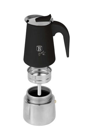 Cafeteira em aço inoxidável Matt Black - 30 cl