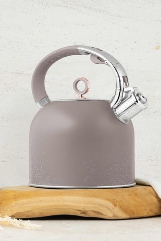 Chaleira em aço inoxidável Matt Taupe - 3 l