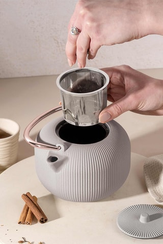 Bule de ferro fundido Matt Taupe - 1 l