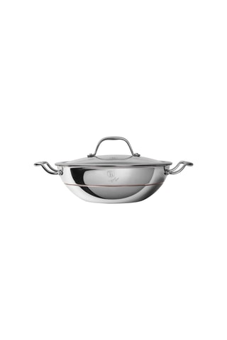 Wok em aço inoxidável Copper Touch - 24 cm