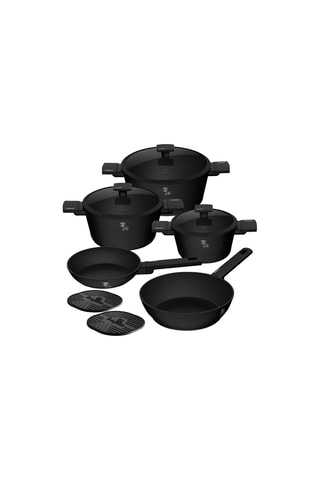 Trem de cozinha Matt Black Collection - 10 peças