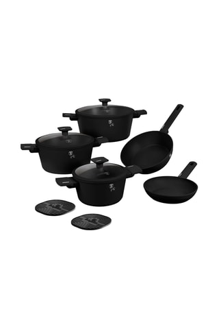 Trem de cozinha Matt Black Collection - 10 peças