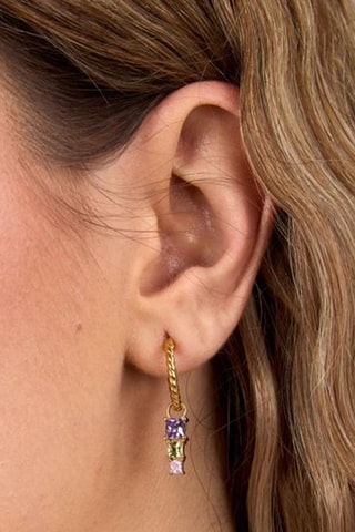 Pendientes - Plata y circones