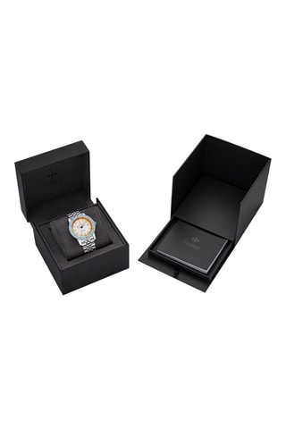 Reloj automático de acero - Plateado y azul