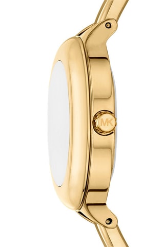 Reloj de cuarzo de acero Izzy - Dorado