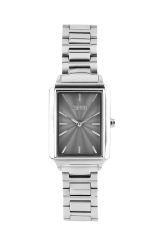 Reloj de cuarzo de acero - Plateado y gris