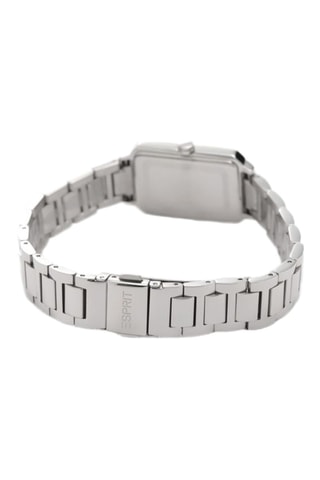 Reloj de cuarzo de acero - Plateado y gris
