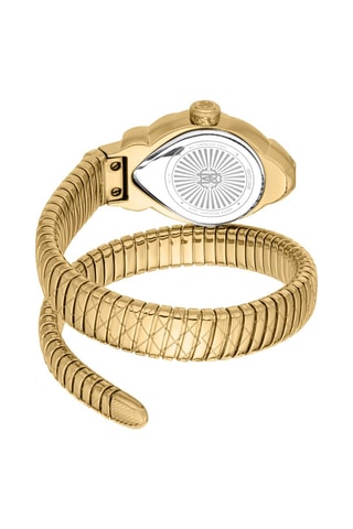 Reloj de cuarzo de acero Fiaba - Dorado y verde