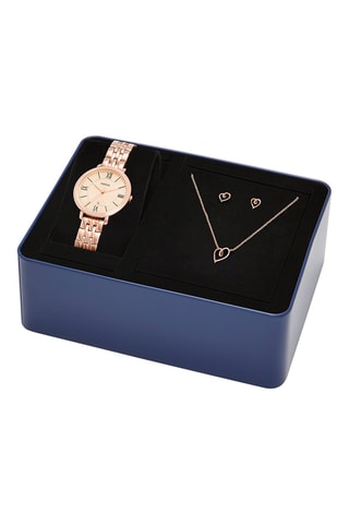 Montre à quartz en acier - Doré rose - MASQUE MANQUE INFO