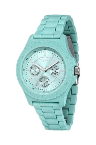 Reloj de cuarzo de plástico - Turquesa