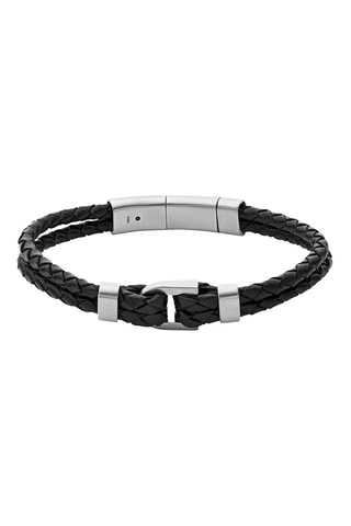 Pulsera - Negro y plateado