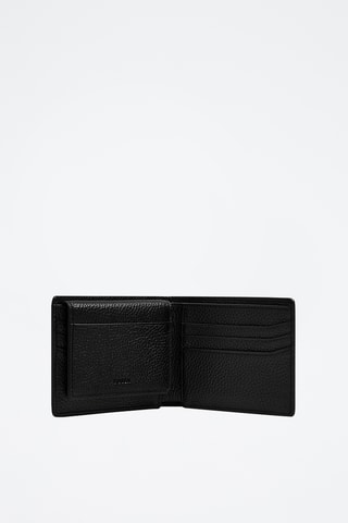 Cartera de piel - Negro