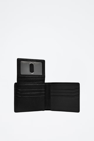 Cartera de piel - Negro