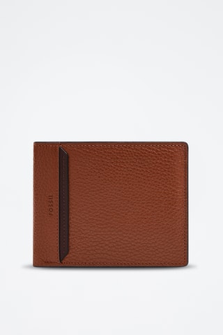 Cartera de piel - Marrón