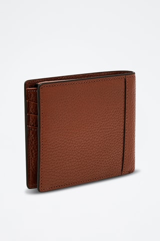 Cartera de piel - Marrón