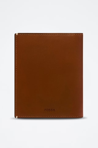 Funda de pasaporte de piel - Marrón