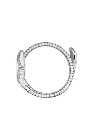 Reloj de cuarzo de acero y cristales checos Speranza - Plateado