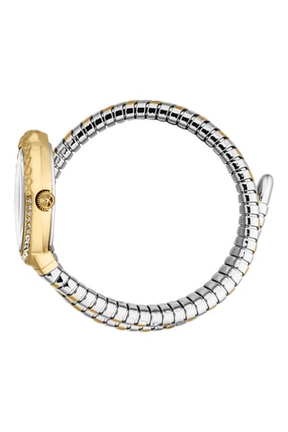 Reloj de cuarzo de acero - Plateado y dorado