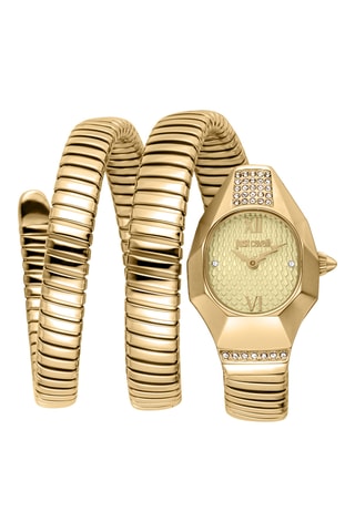 Reloj de cuarzo de acero - Dorado