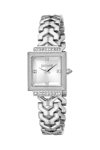 Reloj de cuarzo de acero - Plateado