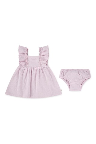 Vestido sem mangas e bloomer - Rosa