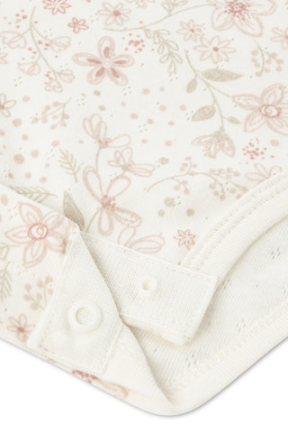 Conjunto de 3 peças - Branco e rosa