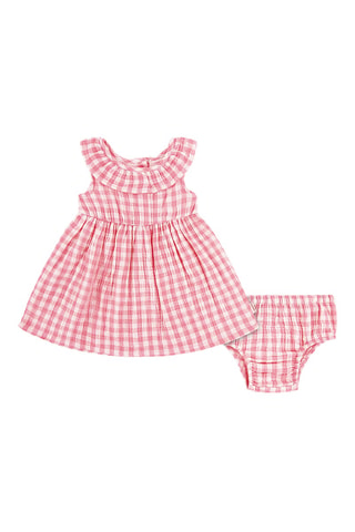 Vestido e bloomer - Vermelho e branco