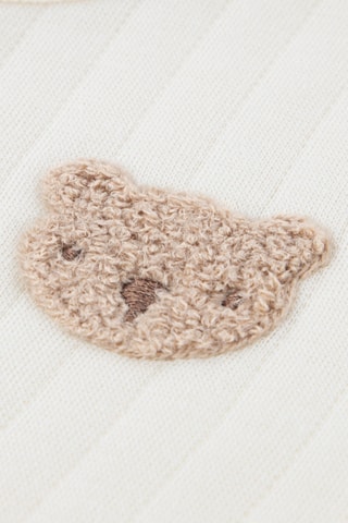 Body e gorro - Branco e rosa