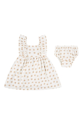 Vestido sem mangas e bloomer - Branco