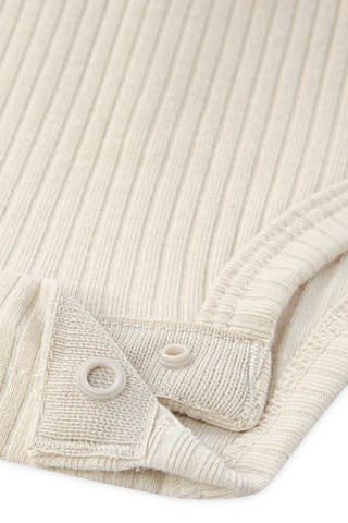 Conjunto de 3 peças - Bege e branco