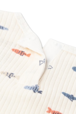 T-shirt e jardineiras curtas - Azul
