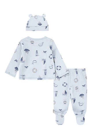 Conjunto de 3 peças - Azul