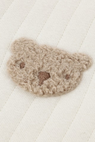 Babygro e gorro - Branco e rosa