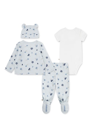 Conjunto de 4 peças - Azul