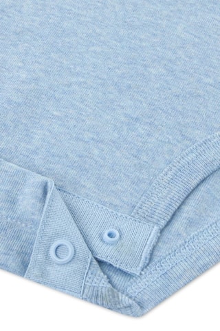 2 bodies e gorro - Azul