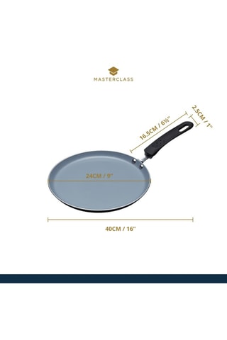 Poêle à crêpes en céramique - 23,8 cm